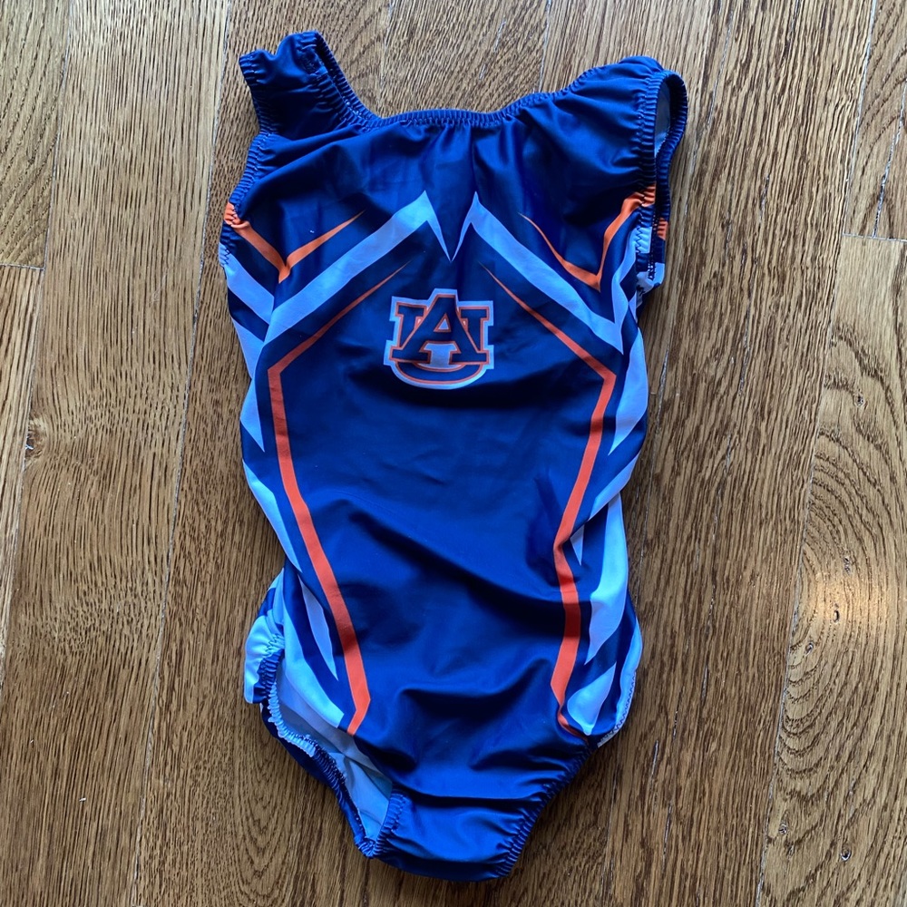 Girls Auburn Gymnastics Leotard